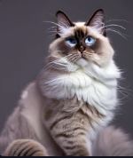 This female ragdoll weighs approx 17 pounds.